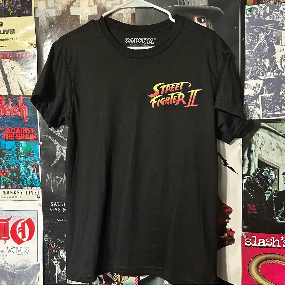 Street Fighter II Men’s Graphic T Shirt Size Medium